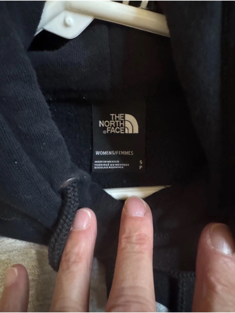 NorthFace Color Block Cropped Hoodie - Picture 5 of 5
